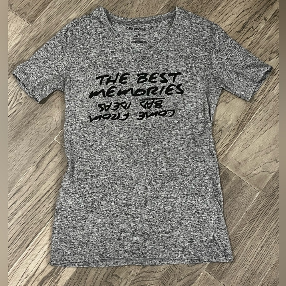 Bluenotes - Graphic tee tshirt - grey - Size XS (fits like a size S)
